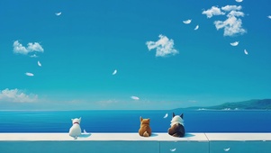 简约海景壁纸