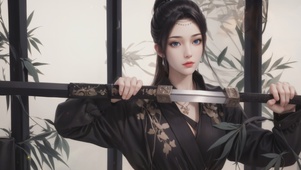 4K唯美国风古韵美女云韵