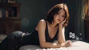 忧郁气质美女