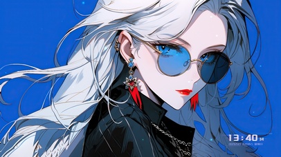 酷酷的眼镜姐姐