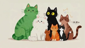 摇头晃脑可爱喵