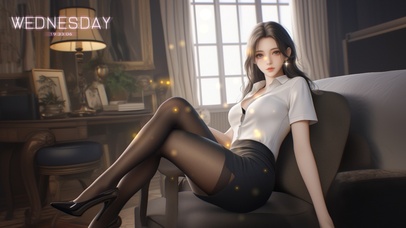 笑靥生香，微颦便使寒梅俯首