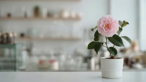 美丽茶花