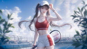 网球少女