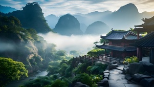 国风治愈山水