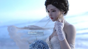 唯美婚纱小姐姐