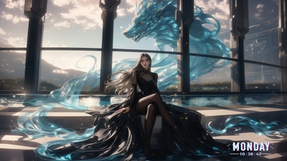 像一朵优雅的杨柳在风中轻摇