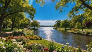 治愈河畔，温柔满溢