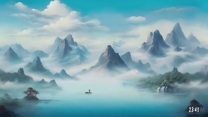 烟波缥缈