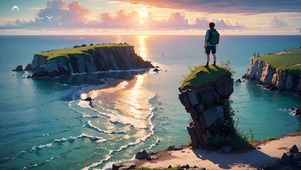 眺望大海的人