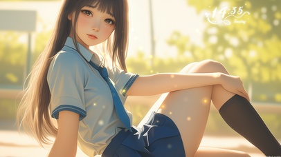 眼神中透着坚定与温柔