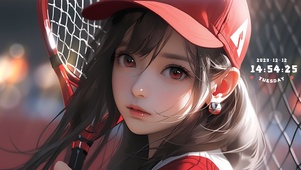 清纯网球女神