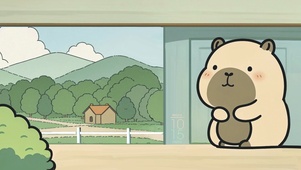 卡皮巴拉的绿皮火车之旅