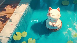 可爱招财喵