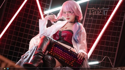 超清美女小姐姐--主题壁纸