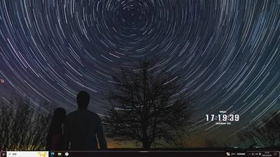 旋转星空—【主题桌面】