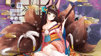 可爱的狐女美少女