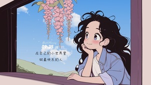 在自己的小世界里