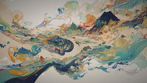 抽象插画壁纸