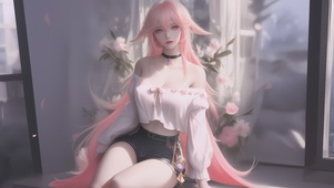 二次元甜美女孩