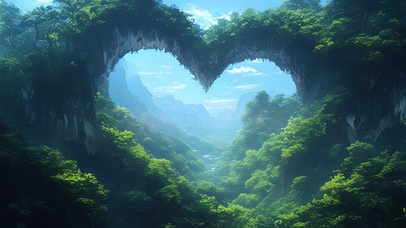 绿色护眼天心桥