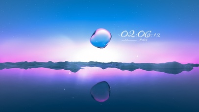 海面空中漂浮的液体