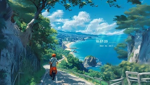 海边 骑行