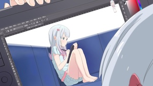 画中画少女