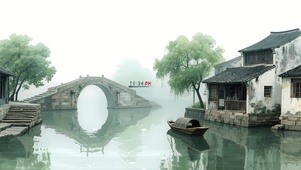 烟雨朦胧
