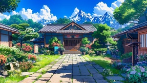 治愈 庭院