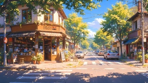 夏日小镇