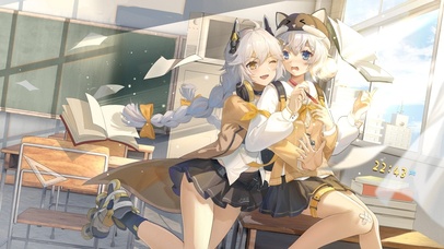 教室可爱美少女