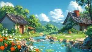 山下小溪人家