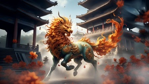 麒麟回首