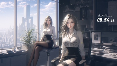 她的身影轻盈如风