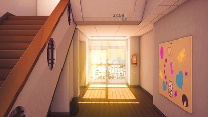 阳光午后房间走廊