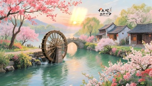 江南樱花水乡