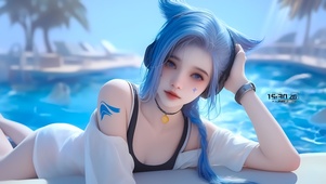 海边的女孩