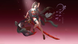 武士妖刀女孩