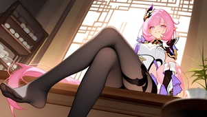 爱莉希雅-黑丝嘲讽