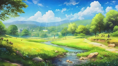 绿色治愈风景壁纸