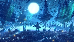 晚风吹亮夜空