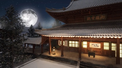 月夜古寺