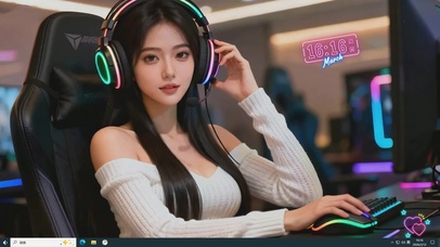 纯欲气质电竞女神