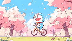 骑行叮当猫