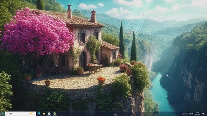 峡河漾辉-桌面主题