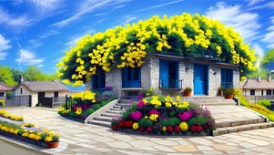 唯美清新小屋