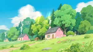 生机盎然的森林小屋