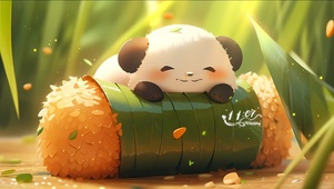 可爱粽子熊