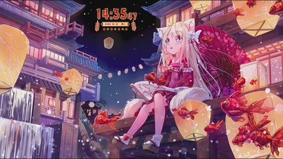 夜晚古阁狐女